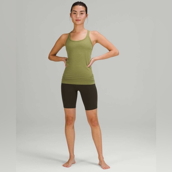 Lululemon Ebb to Street Tank Top in Bronze Green - Picture 6 of 7